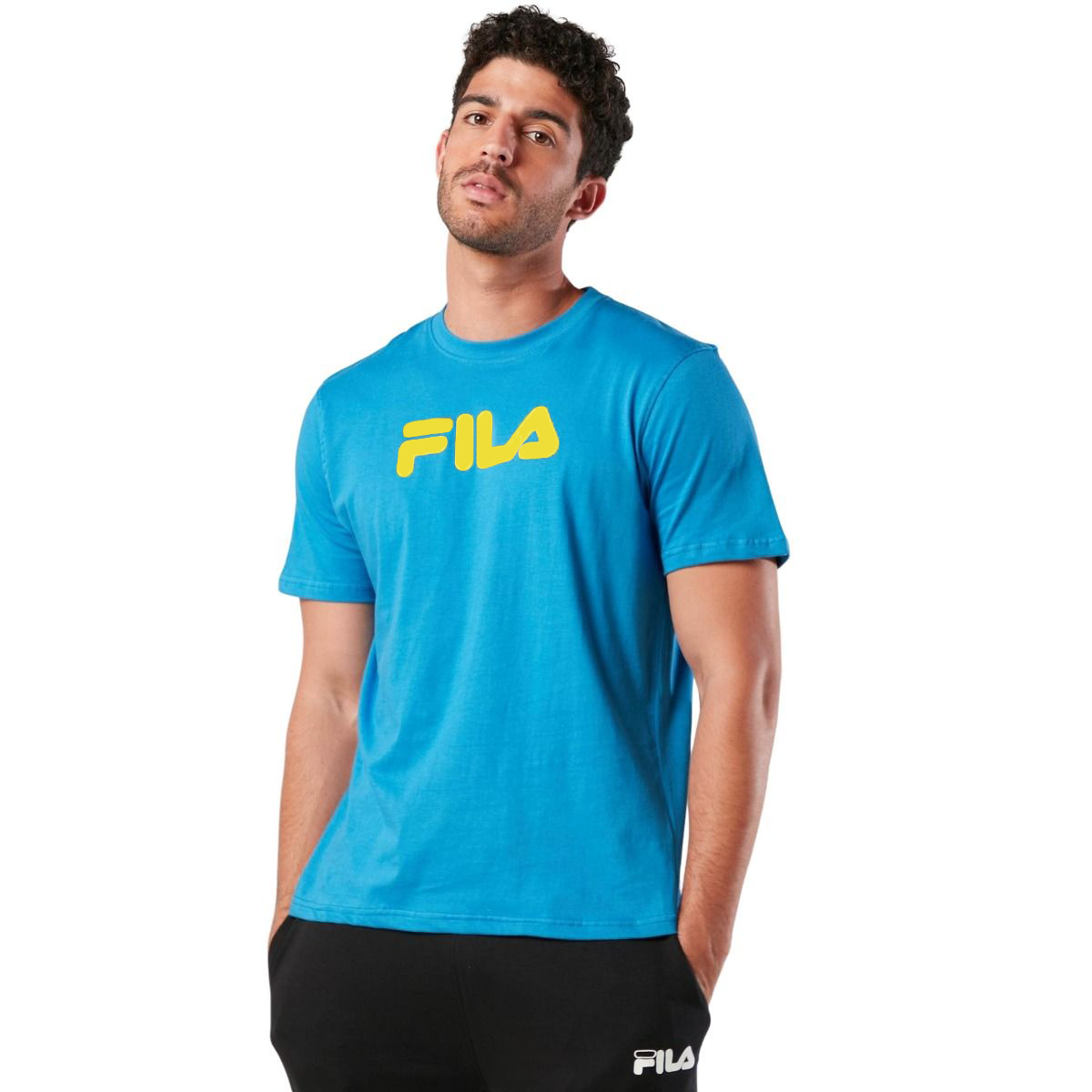 Blue fila shirt online