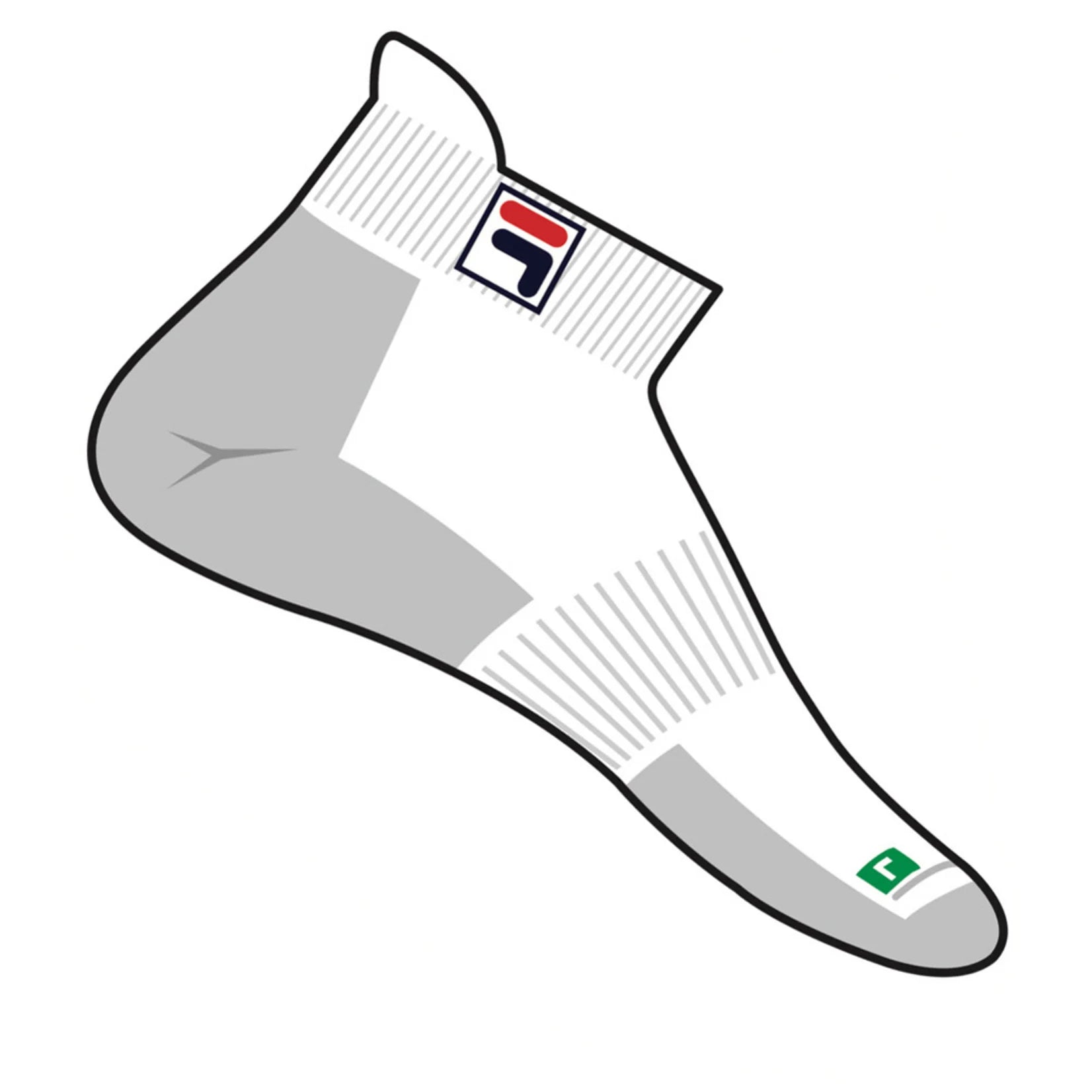 Fila low cut socks on sale