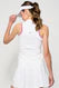 Women's Lija Pique Slice Polo - WH/MUL