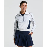 Women´s Penguin TN Cropped 1/4 Zip Colorbloc - WH