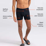 Men´s SAXX Droptemp Cooling Cotton Boxer Brief - Hockey Heroes - DUSBLU