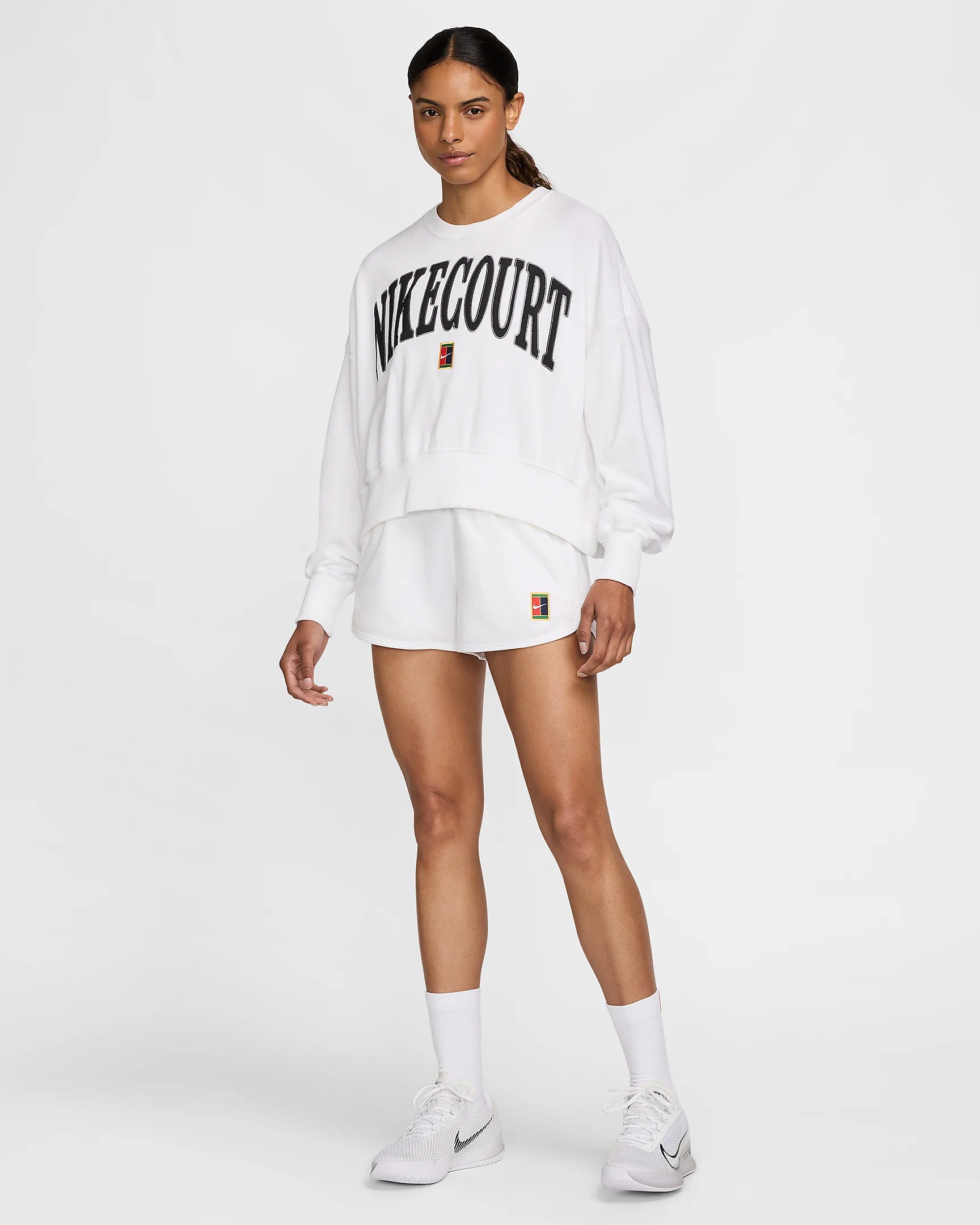 Nike sportswear women's heritage crew sweatshirt cheap
