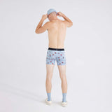 Men´s SAXX Droptemp Cooling Cotton Boxer Brief - Hockey Heroes - DUSBLU
