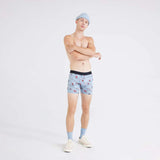 Men´s SAXX Droptemp Cooling Cotton Boxer Brief - Hockey Heroes - DUSBLU