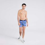 Men´s SAXX Vibe Super Soft Boxer Brief - Hannukah Sweater - NAVY
